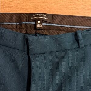 Banana Republic Deep Teal Trousers